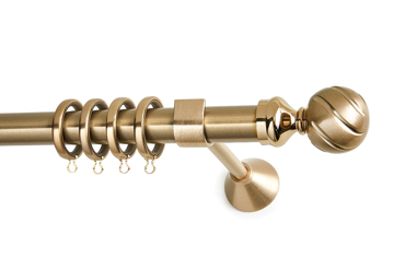 Anartisi Κουρτινόξυλο Χρυσό Φ25 ILUSSION Oro Mat